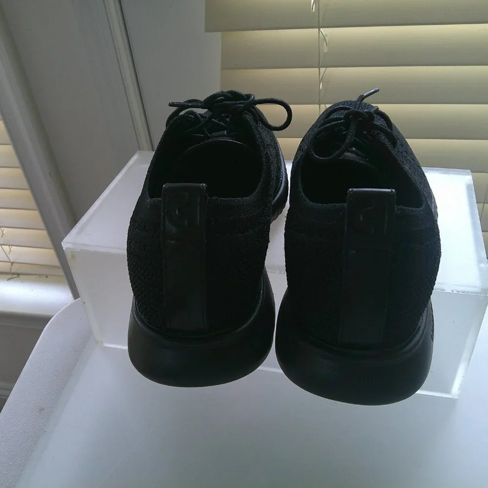 Cole Haan ZerøGrand Stitchlite Oxford Black Knit Sneakers 8.5 Grand.OS Lightweig